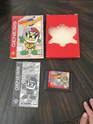 Sega Genesis Game Mega Bomberman CIB Complete In Box 