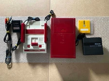 Nintendo Famicom Console + Disk System + RAM Adapter + Blank Disk *TESTED IMPORT
