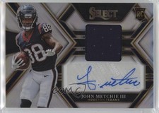 2022 Select Rookie Signature Memorabilia Silver Prizm John Metchie III Auto 1m2n