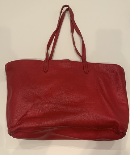 Brooks Brothers Women's Leather Tote - Red