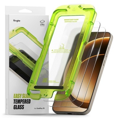 For OnePlus 15 Screen Protector | Ringke [Easy Slide Tempered Glass] 9H Hardness