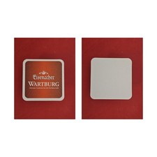 Eisenacher Wartburg rote Streifen Brauerei Bierdeckel Bier