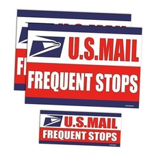 Mail Delivery Driver Car Magnet Set of 3 