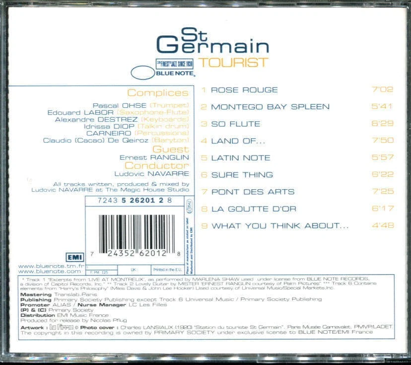 CD St Germain TOURIST BLUE NOTE - Bild 2 von 3