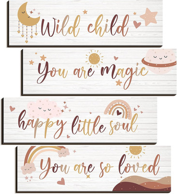 Boho Rainbow Inspirational Wall Decor Art Hanging Sign Inspiring You Are so Love