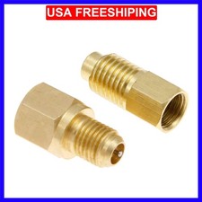 R12 R22 to R134a Adapters, R134A Refrigerant Tank/Vacuum Pump Port Connection...