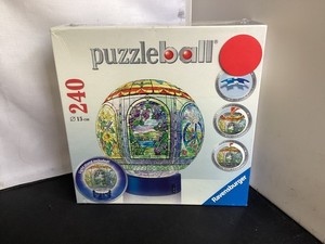 Ravensburger 3D Stained Glass Puzzle Ball 240 Pieces Lights Up Sealed