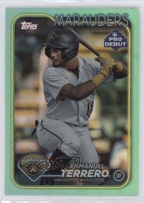 2024 Topps Pro Debut Aqua Foil /75 Enmanuel Terrero #PD-12 tj1