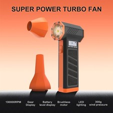 Air Duster 130000RPM Brushless Powerful Air Blower Turbo Air Blower with display