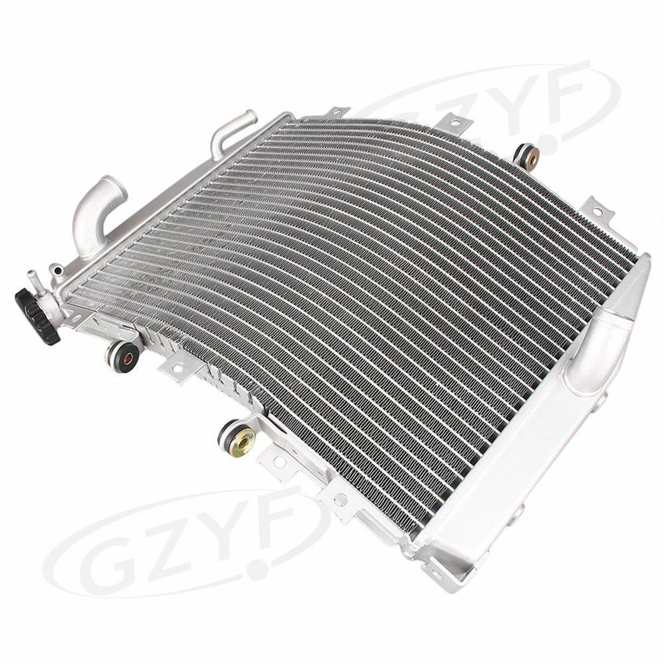 Motor de aluminio plateado de refrigeración del radiador apto para Kawasaki Ninja ZX10R 2004 2005 Foto 2 de 4