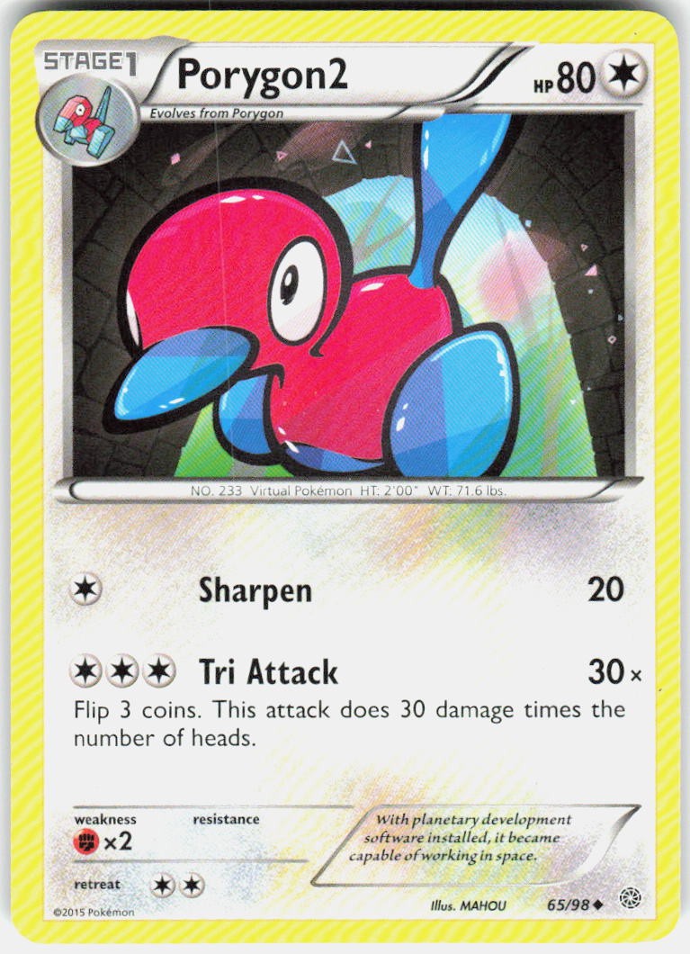 Porygon2 65/98 Uncommon Ancient Origins Pokemon Lightly Played