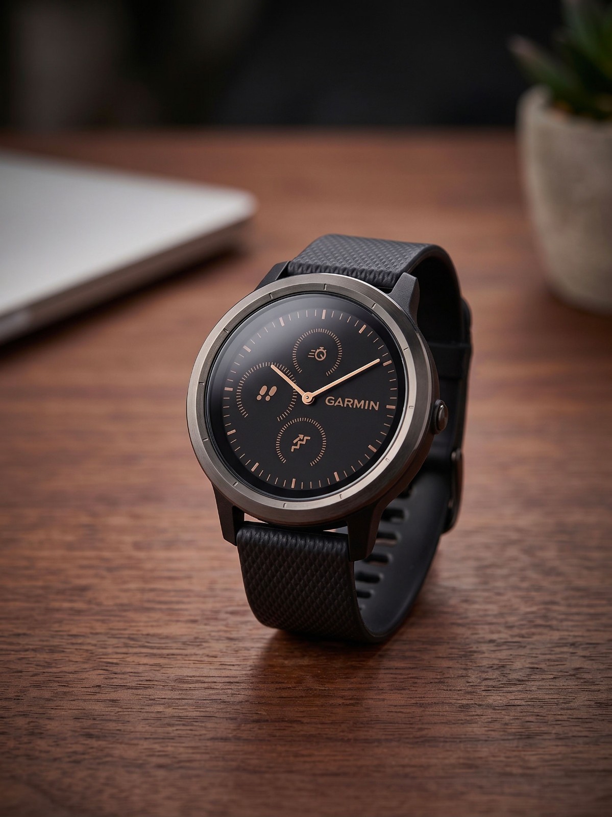 Garmin vívoactive 3 Cassa 30.4mm Cassa Argenta di Acciaio, Cinturino Nero di...