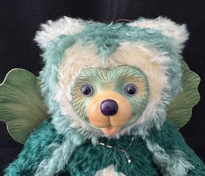 Raikes Bears Shimmerina Fairy Bear Wood Carved Face LE 356/2500 Wings