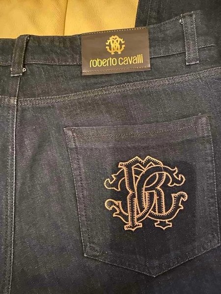 Men Roberto Cavalli Jeans Navy Denim 30