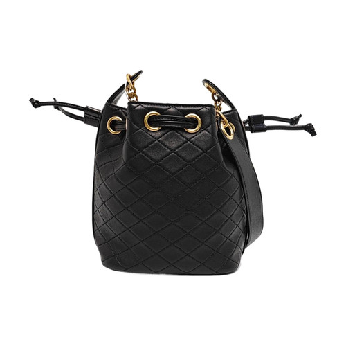 Yves Saint Laurent CASSANDRE Handbags Suede Black Free Shipping | Duties Paid