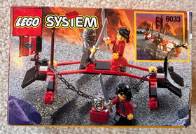 Vintage 1998 Lego Ninja set #6033 - Treasure Transport w box, manual + BONUS