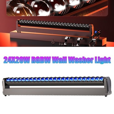 480W Moving Head DMX Lichtleiste Beam 24 LEDs RGBW 150° Drehbar Party Disco Show