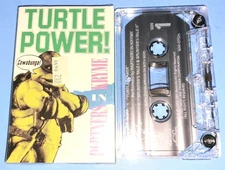 Turtle Power! Partners In Kryme Teenage Mutant Ninja Turtles Cassette Tape NICE