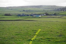 Photo A2 Hillside above Wardlow Mires Great Hucklow Looking down from St c2014