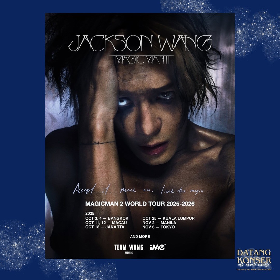 Jackson Wang MAGICMAN 2 WORLD TOUR 2025 2026 Poster | eBay