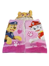 preowned paw patrol skye hooded kids towel 46x22 inches