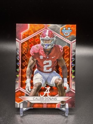 2023 Bowman U Best Caleb Downs Orange Geometric /25 #20 Cowboys OSU SSP