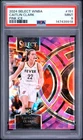 9918 Caitlin Clark 2024 Panini Select WNBA #151 Pink Ice Prizm RC Premier PSA 9