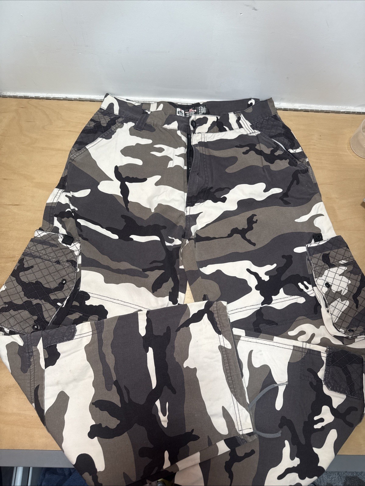 Stussy Snow Camo Big Ol Denim Jeans 32