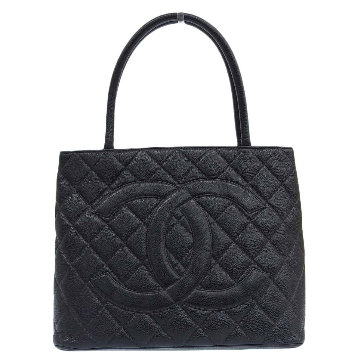 CHANEL Reissue Tote Bag Black Caviar Leather with Coco Mark Style 4517