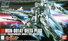 Bandai 2101613 1:144 HGUC #115 MSN-001A1 Delta Plus Gundam Plastic Model Kit