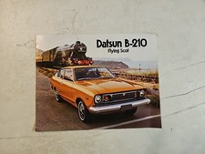 Vintage 1974 Datsun B-210 Flying Scot Nissan Dealer Sales Brochure Vintage 1974 Datsun B-210 Flying Scot Nissan Dealer Sales Brochure