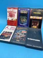 The Kinks Cassette Tape Lot 6 - Rare Imports, Greatest Hits  Studio Albums