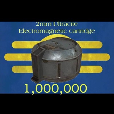 Xbox One Series S|X Fallout 76 In Game Ammo 1 Million Ultracite 2mm Electro Cart