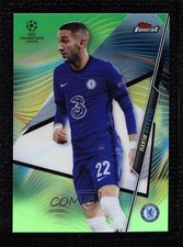 2020-21 Topps Finest UCL Green Refractor 58/99 Hakim Ziyech #49 4k8