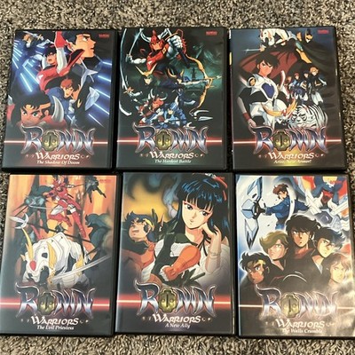 Ronin Warriors / Samurai Troopers (Dual Audio Japanese & English) DVDs VOL 4-9