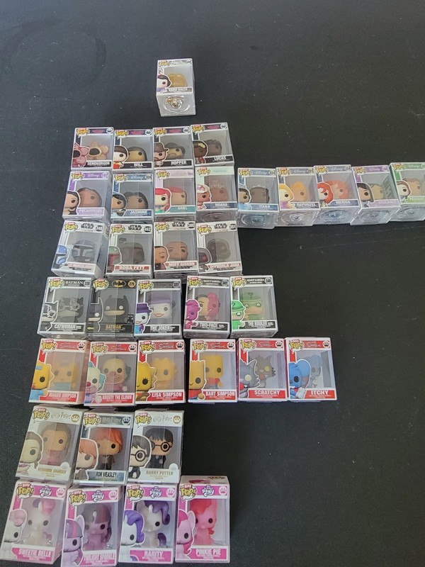 Funko Bitty Bundle (37) No Dups Includes Gold Snow White Chase Simpsons & More