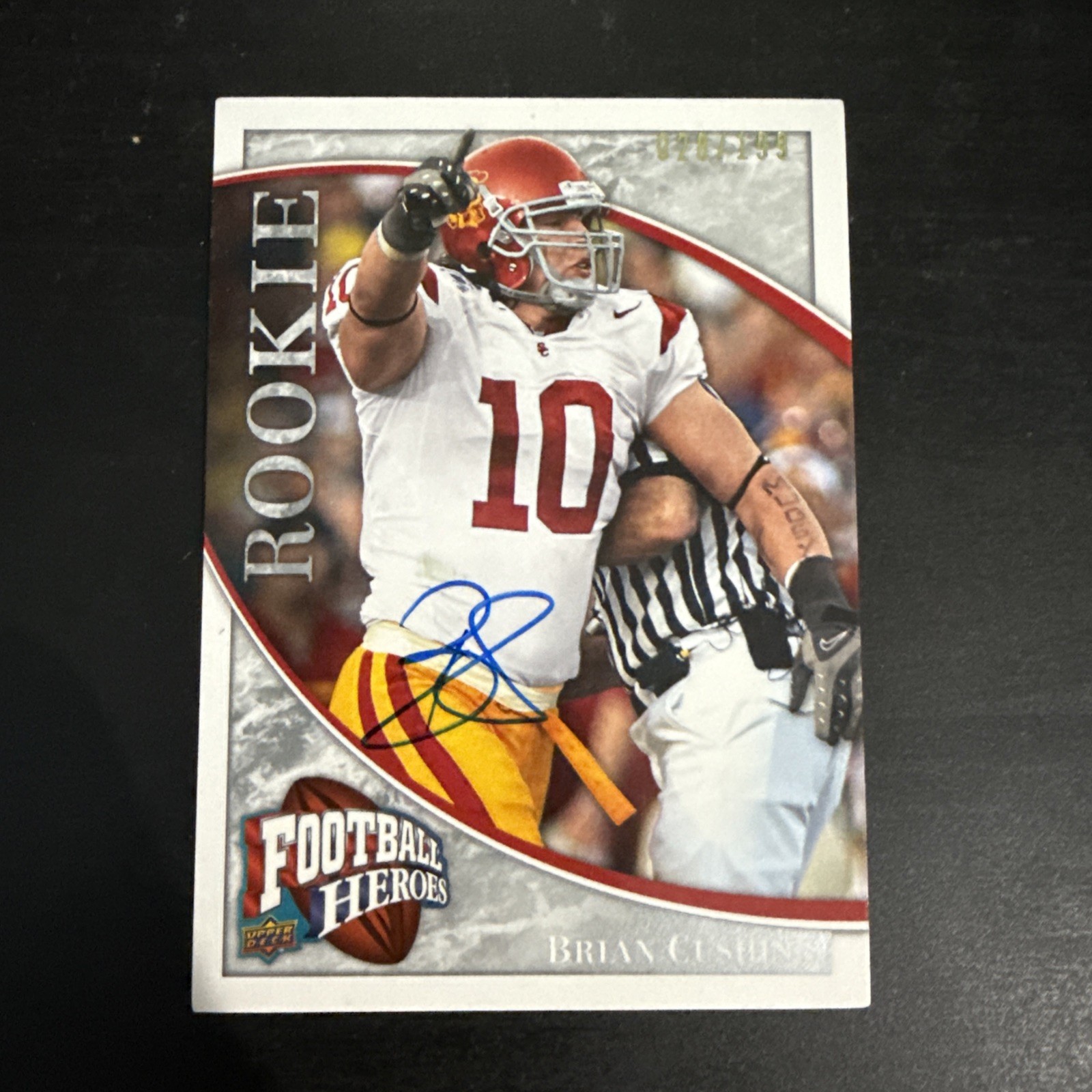 Brian Cushing Upper Deck Heroes #170 Autograph-Silver