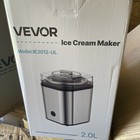 VEVOR Ice Cream Maker Stainless Steel Automatic Machine 20L Capacity Silver