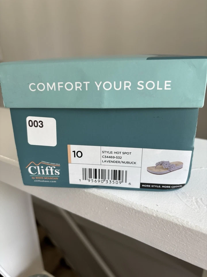 Nuevo Púrpura Acantilados Floral Divertido Talla 10 Blanco Montaña Hotspot Resort Travel Foto 2 de 4