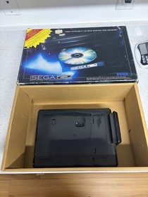 Sega CD Model 1 Console In Box W/Genesis And Cords/Controllers See Description
