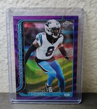2025 topps chrome Jaycee Horn purple /75 SP