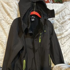 Snozu Performance Stretch-O-Rama Black Jacket Boys L
