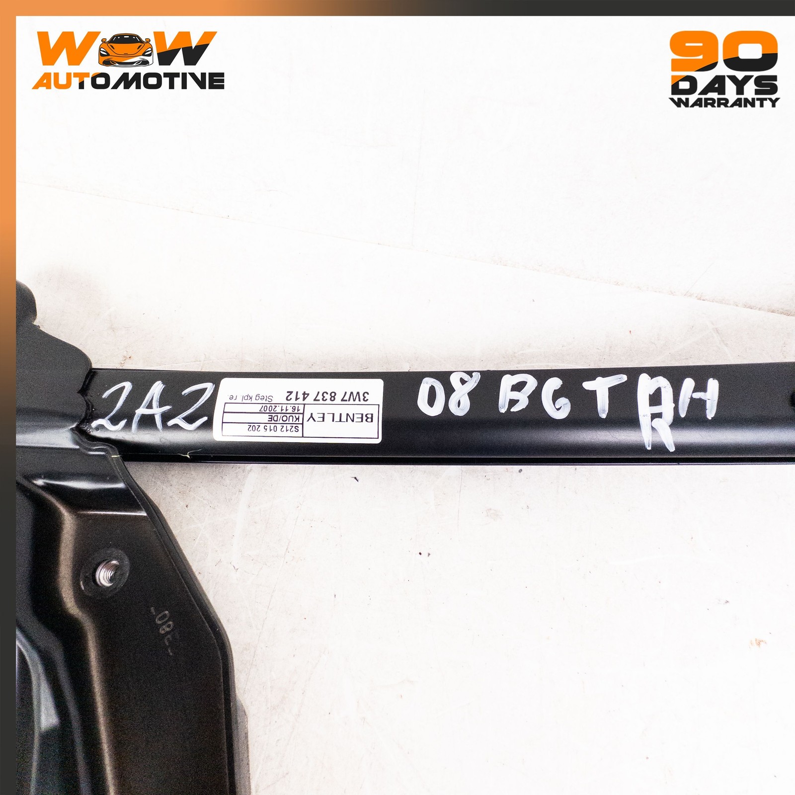 07-11 BENTLEY CONTINENTAL GTC FRONT RIGHT DOOR QUARTER VENT WINDOW GLASS OEM