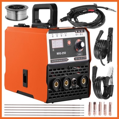 MIG/ARC/TIG Schweißgerät Fülldraht ohne Schutzgas Vollsynergisch 20-250A 220V