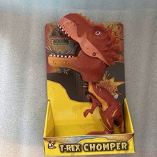 Dinosaur World T-Rex Chomper Toy Ages8 Light  Sounds Pull Trigger Easter Baske