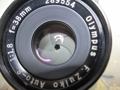 NearMint OLYMPUS PEN-FT Half Frame Film Camera F.Zuiko 38mm F1.8