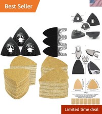 Universal 146PCS Sanding Pad Set for Oscillating Tools - Ideal for All Surfaces 0.23 per gallon