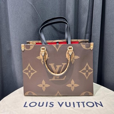Louis Vuitton Onthego MM 'Brown Giant Monogram/Brown - Very Good #NK1DCU