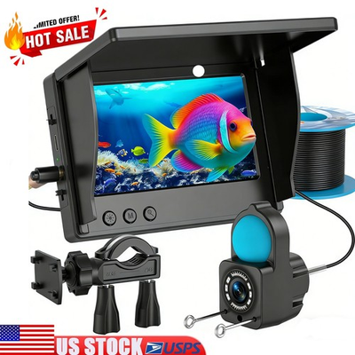 #ad #ad Underwater Fishing Camera 4.3in Screen Portable Fish Finder Camera Underwater $45.99