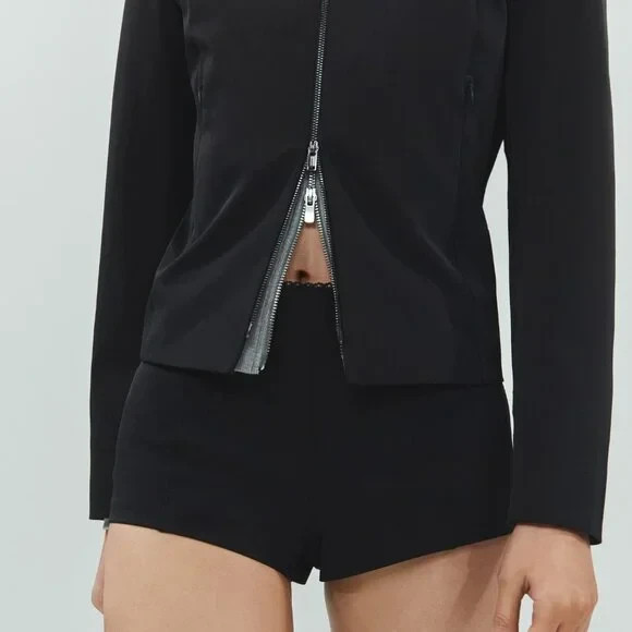 Zipper fitted jacket | Mango - image 8